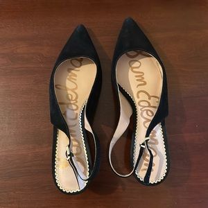 Sam Edelman suede sling back in size 8
